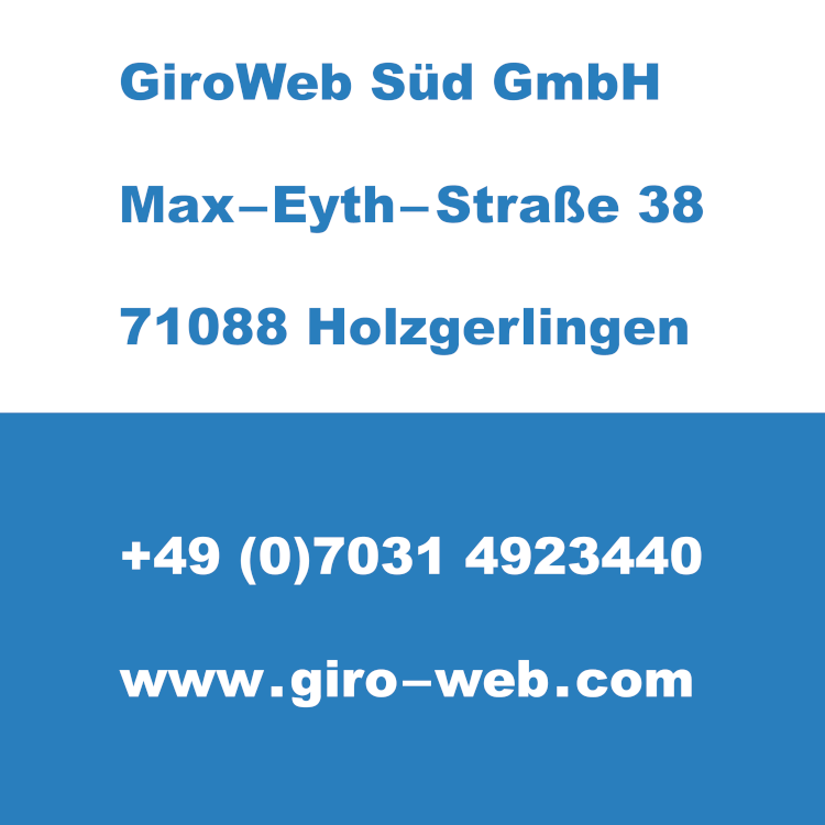 Firma GiroWeb Süd GmbH in Holzgerlingen / Weil im Schönbuch (Stuttgart), Baden-Württemberg | Kontakt-Daten für Termin-Anfragen